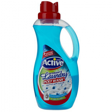 مایع لباسشویی Poly Wash آبی اکتیو 1.5 لیتری